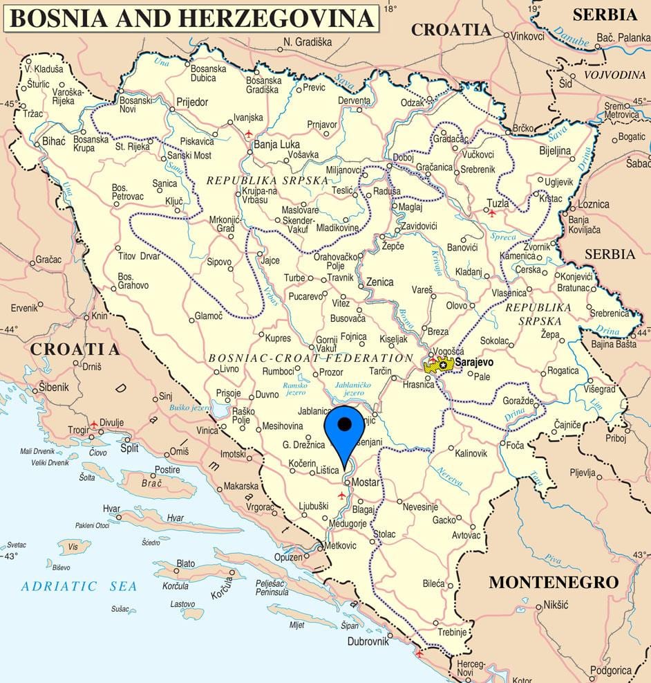 зураг mostar Босни-Герцеговин