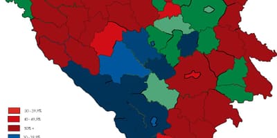 Босни шашин газрын зураг